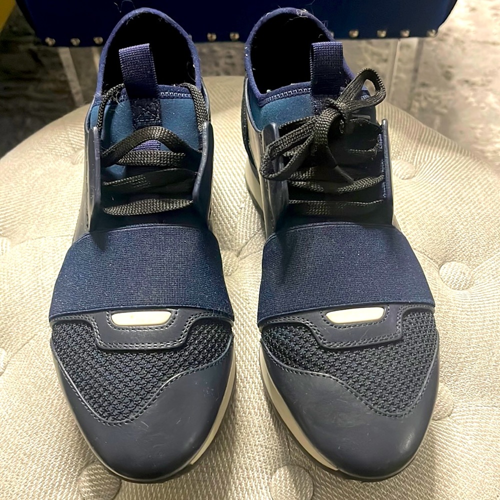 Balenciaga Navy Runners